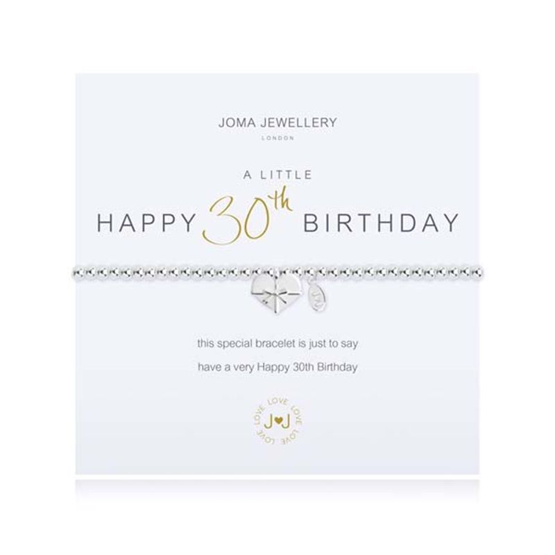 Armbånd HAPPY 30TH BIRTHDAY A Little Joma Jewellery