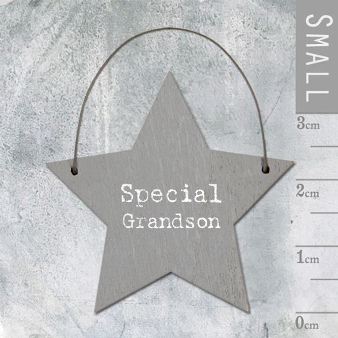 Hovedbilde Mini skilt stjerne Special grandson East of India