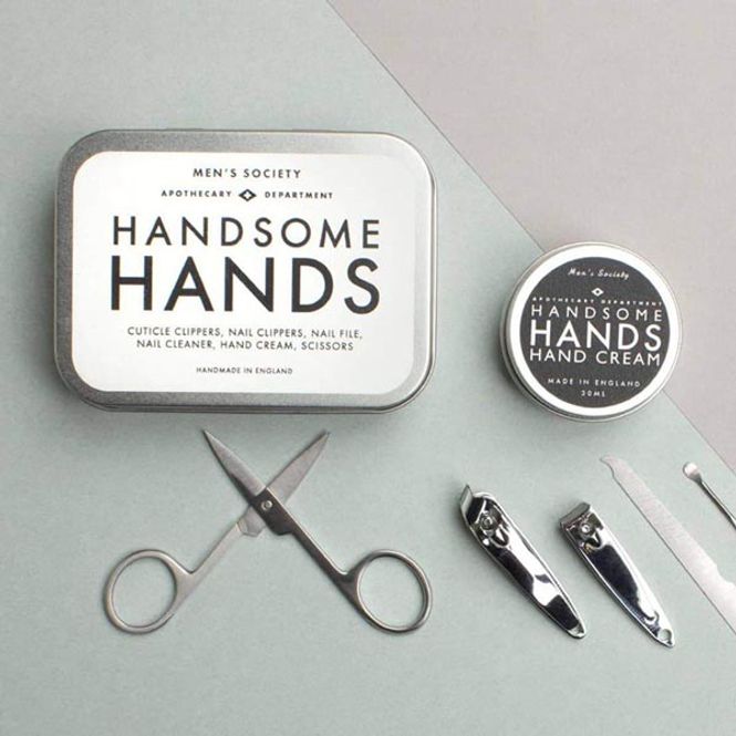 Hovedbilde Handsome Hands Manicure gavesett Men's Society