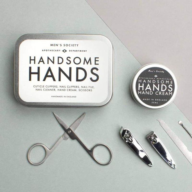 Handsome Hands Manicure gavesett Men's Society