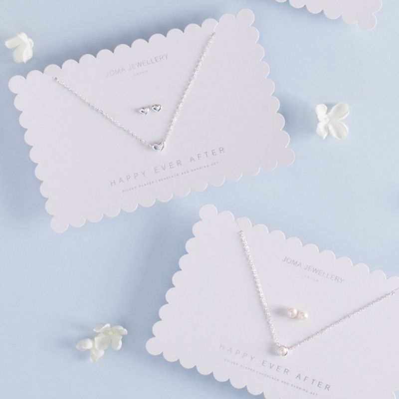 Brudesmykke sett Hjerte Joma Jewellery