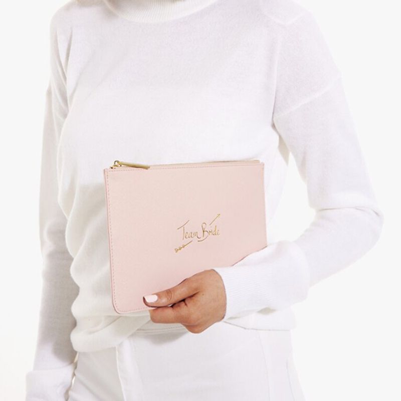 Clutch veske TEAM BRIDE Rosa Katie Loxton