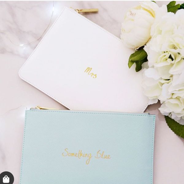Clutch veske SOMETHING BLUE Lys blå Katie Loxton