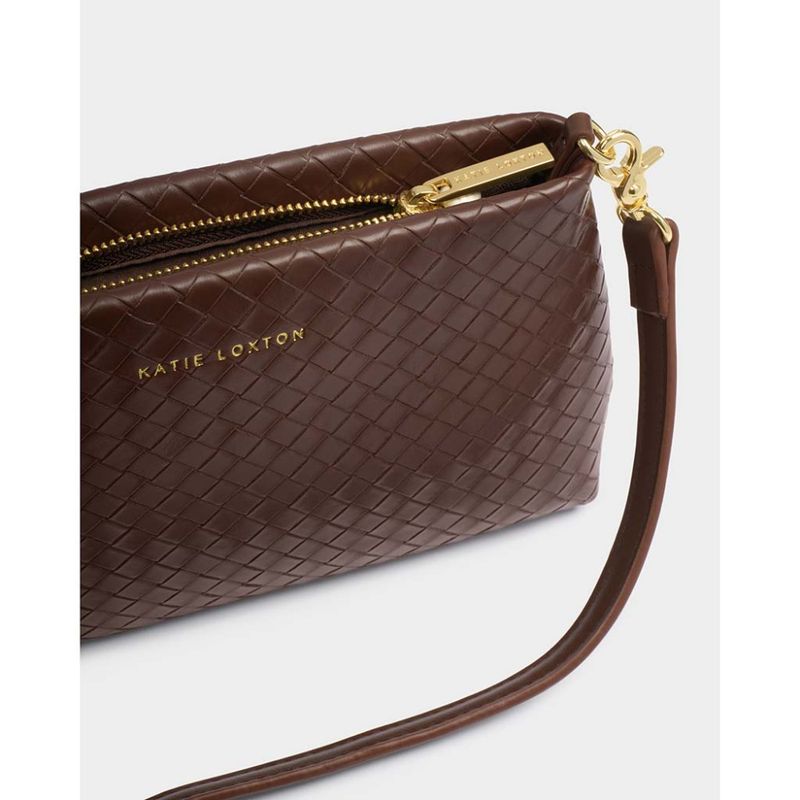 Cluch veske NOVA dark chocolate brun Katie Loxton