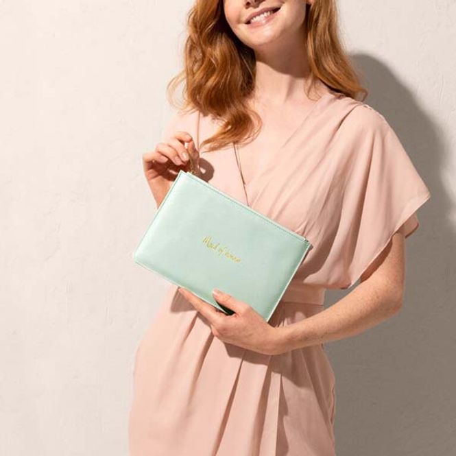 Hovedbilde Clutch veske MAID OF HONOUR lys grønn Katie Loxton