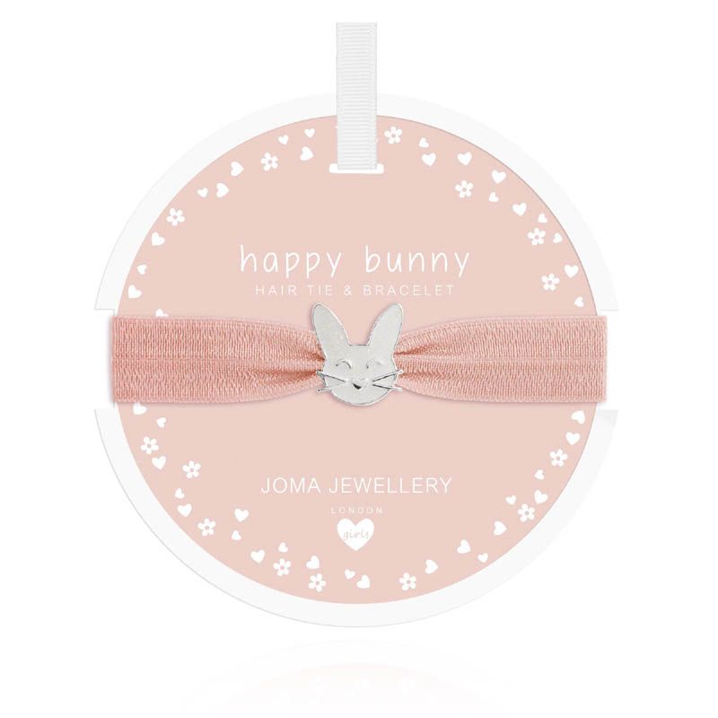 Hårstrikk og Armbånd HAPPY BUNNY Kanin Barn Joma Jewellery