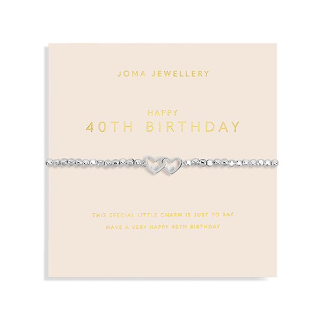 Hovedbilde Armbånd HAPPY 40TH BIRTHDAY Forever Yours Joma Jewellery