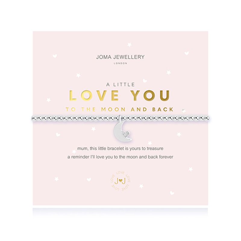 Armbånd LOVE YOU TO THE MOON AND BACK MUM A Little Joma Jeweller