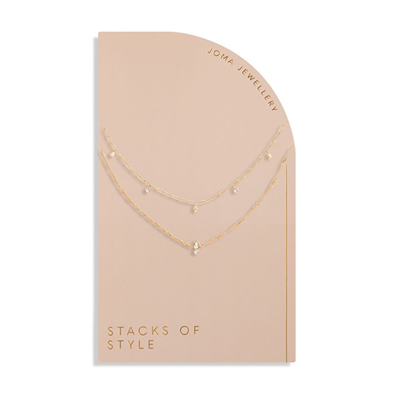 Smykke STACKS OF STYLE DRÅPE 2 in 1 gull Joma Jewellery