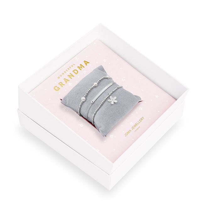 Hovedbilde Gavesett WONDERFUL GRANDMA 3 stk armbånd Joma Jewellery
