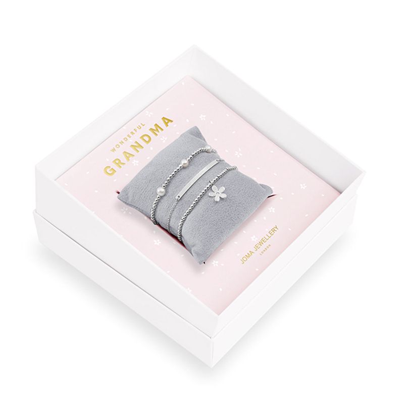 Gavesett WONDERFUL GRANDMA 3 stk armbånd Joma Jewellery
