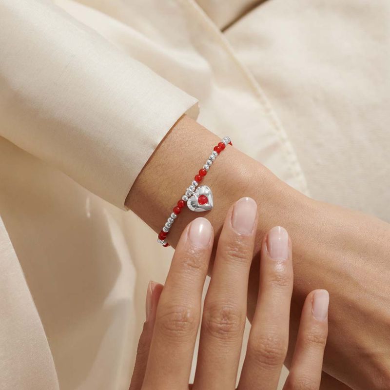 Armbånd JANUAR fødselsstein Garnet Joma Jewellery