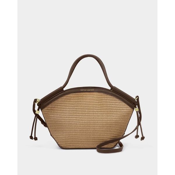 Håndveske - skulderveske FLORENCE RAFFIA brun Katie Loxton 