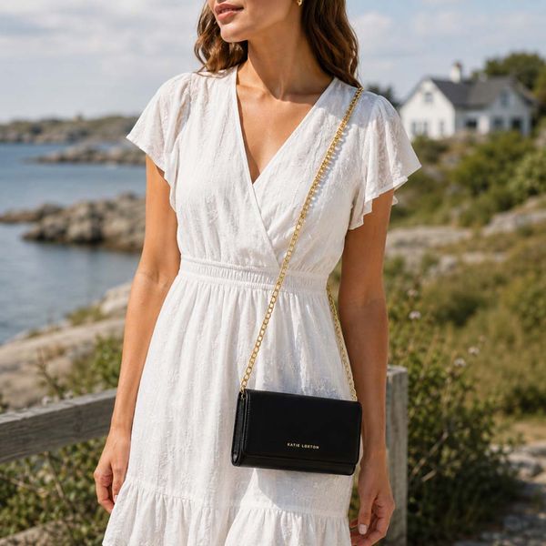 Clutch veske RUBI CHAIN svart Katie Loxton