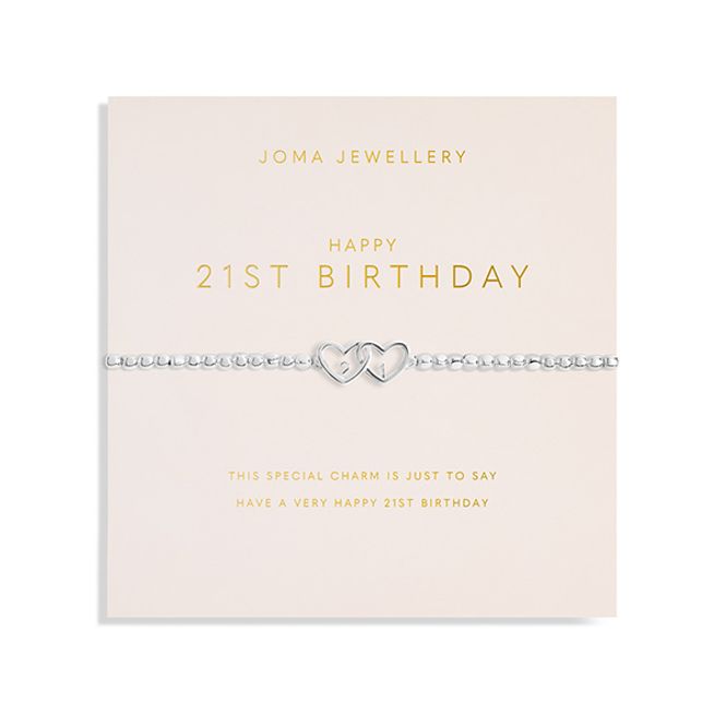 Hovedbilde Armbånd HAPPY 21ST BIRTHDAY Forever Yours Joma Jewellery