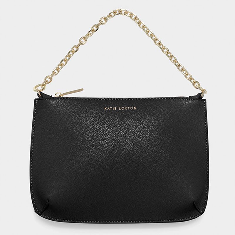 Clutch veske ASTRID CHAIN svart Katie Loxton