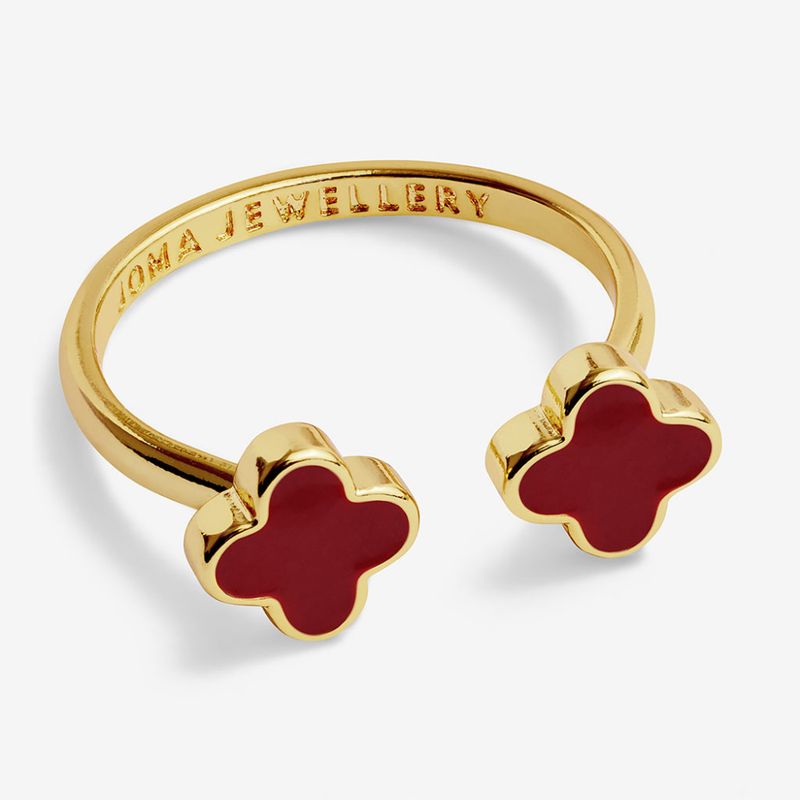 Ring RED CLOVER Signature Clover Joma Jewellery