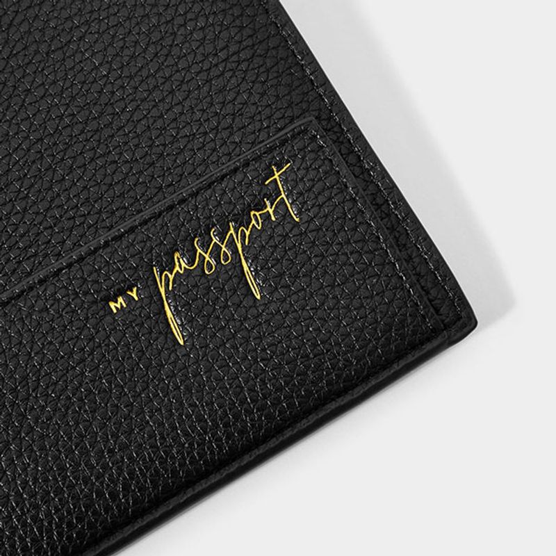 Reisemappe FOLLOW YOUR DREAMS svart Katie Loxton