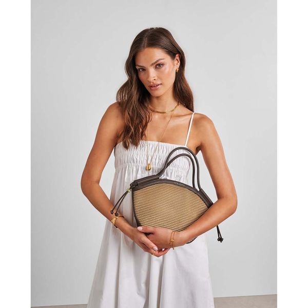 Håndveske - skulderveske FLORENCE RAFFIA brun Katie Loxton 