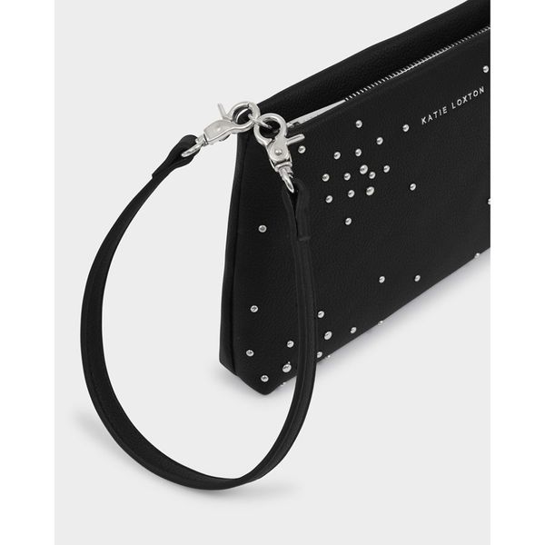 Clutch veske NOVA svart sølv Katie Loxton