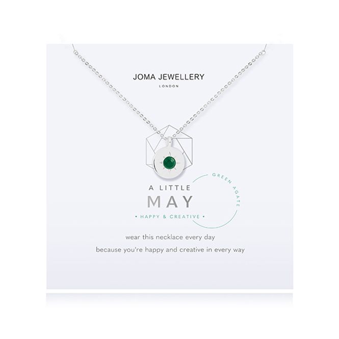 Hovedbilde Smykke MAI fødselsstein Green Agate Joma Jewellery