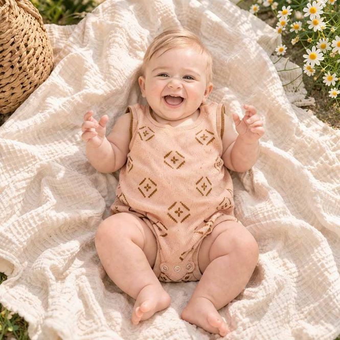 Hovedbilde Baby Romper Suit Rose FUB