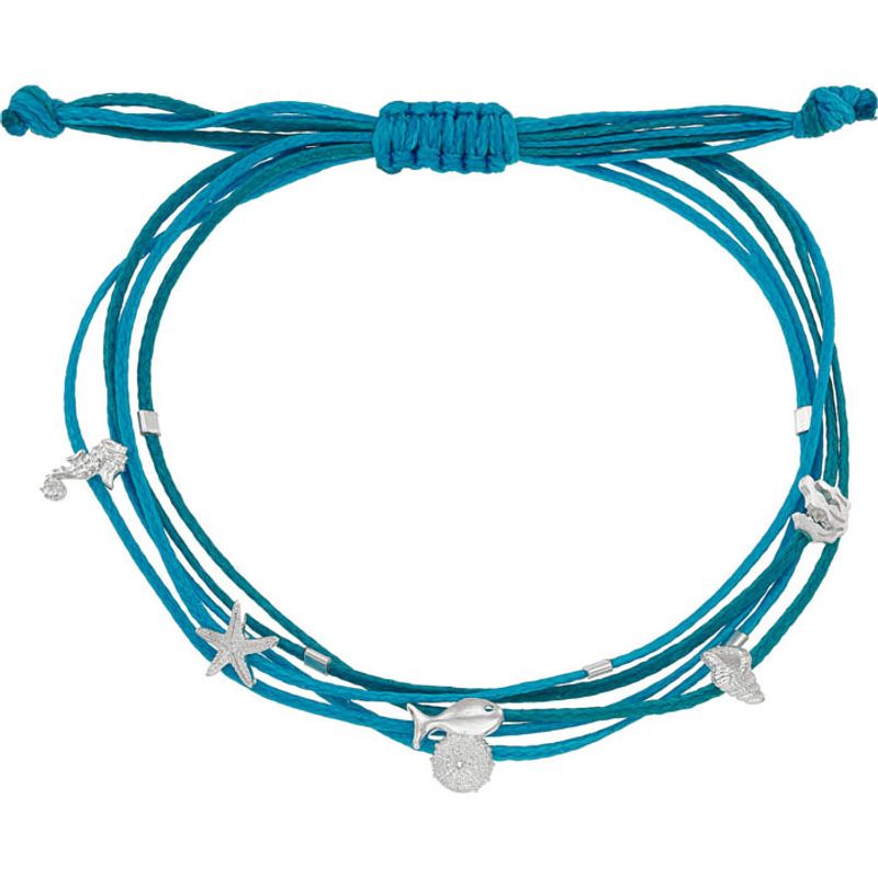 Armbånd CORALREEF turkis cords sølv Onirolithi