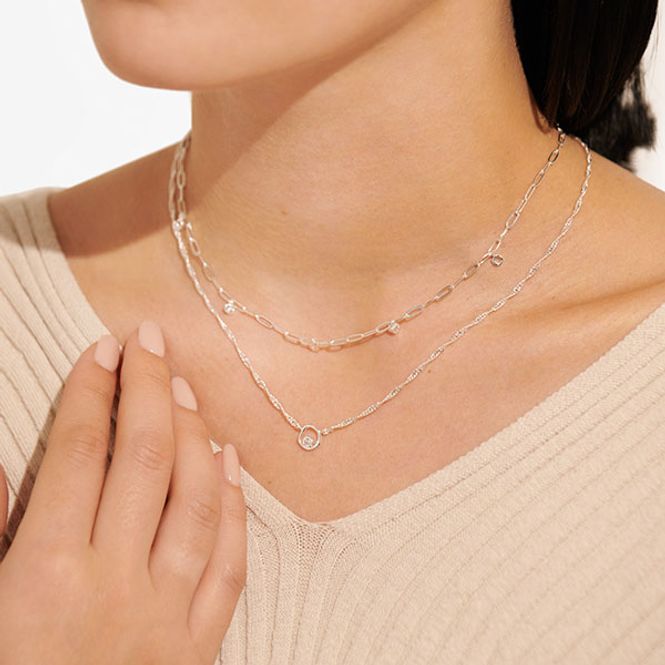 Hovedbilde Smykke STACKS OF STYLE SIRKEL 2 in 1 sølv Joma Jewellery