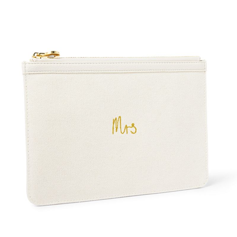 Clutch veske MRS kanvas offwhite Katie Loxton