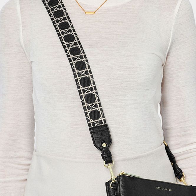 Hovedbilde Veskereim GEOMETRIC svart Katie Loxton