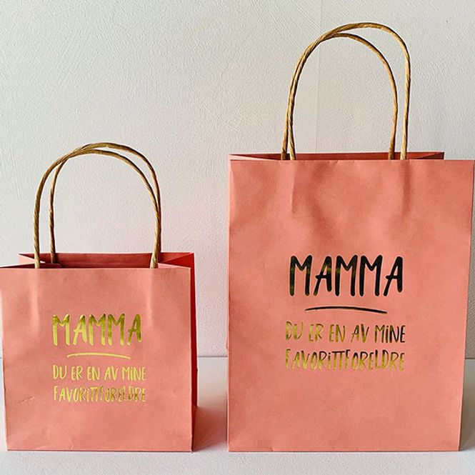 Hovedbilde Gavepose MAMMA rosa 16x16 cm Trend Design
