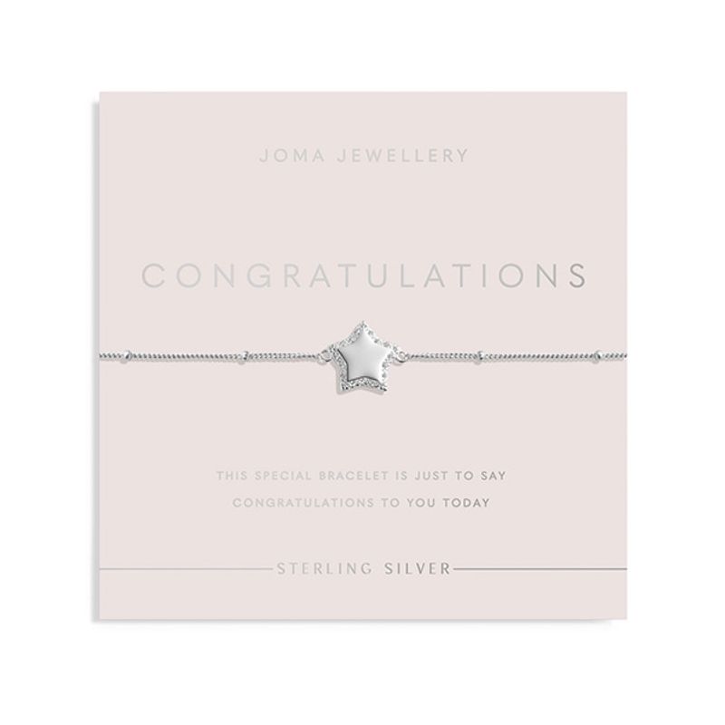 Armbånd CONGRATULATIONS 925 sølv Joma Jewellery