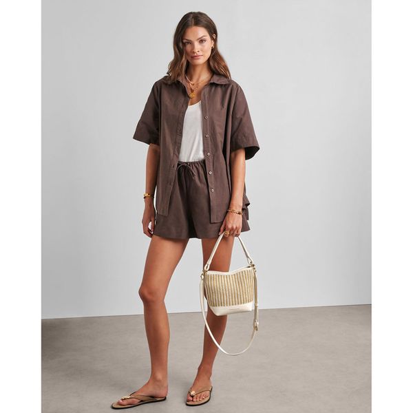 Skulderveske - håndveske SORRENTO Raffia beige Katie Loxton 