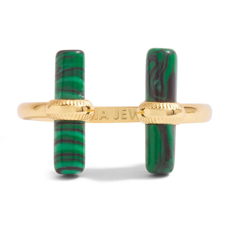 Ring AURA BAR MALACHITE Joma Jewellery