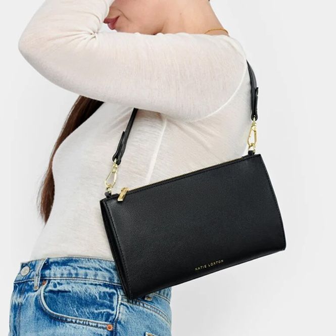Hovedbilde Skulderveske - clutch REYA svart Katie Loxton