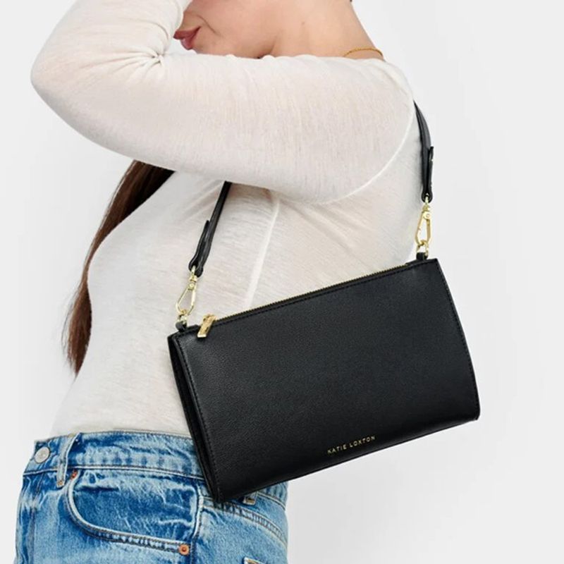Skulderveske - clutch REYA svart Katie Loxton