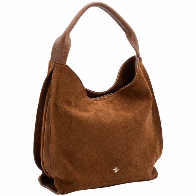 Hovedbilde Skulderveske DONNA cognac brun Caleidos
