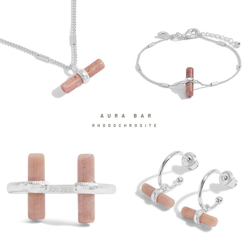 Smykke AURA BAR RHODOCHROSITE Joma Jewellery