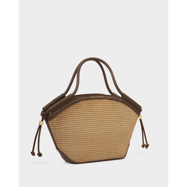 Håndveske - skulderveske FLORENCE RAFFIA brun Katie Loxton 