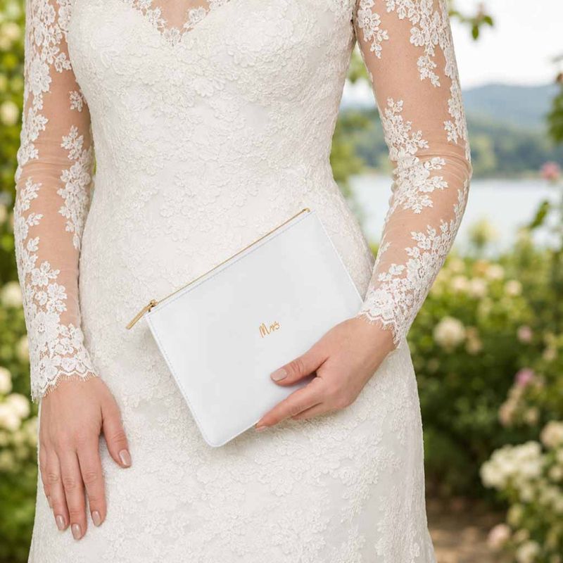 Clutch veske MRS Hvit Katie Loxton