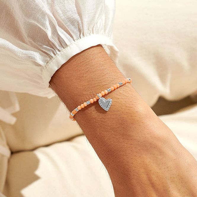 Hovedbilde Armbånd BOHO BEADS HEART oransje Joma Jewellery